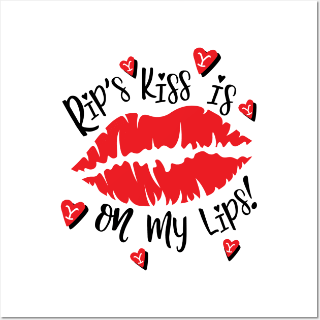 Rip's kiss is on my list! Wall Art by fineaswine